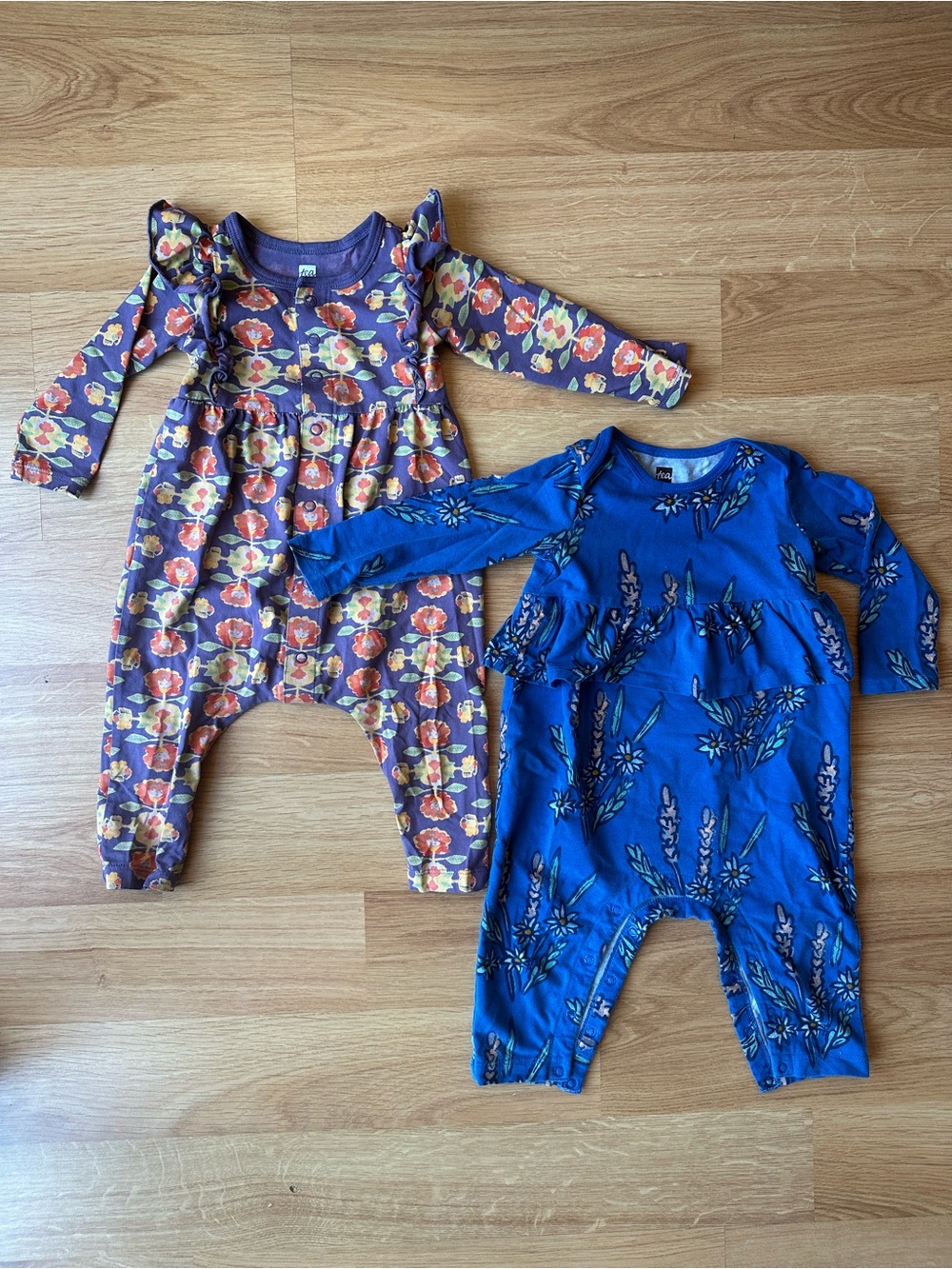 Tea Collection Baby Rompers (6-9 mos)